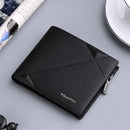 Men's Slim Wallet Genuine Leather Mini Purse Casual Design Bifold Wallet Brand Short Slim Wallet WILLIAMPOLO Luxury brand
