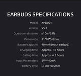 Mibro Earbuds2 TWS Bluetooth 5.3 IPX5 Waterproof ENC HD Call Headphones HiFi Touch Control Noise Reduction Wireless Earphones