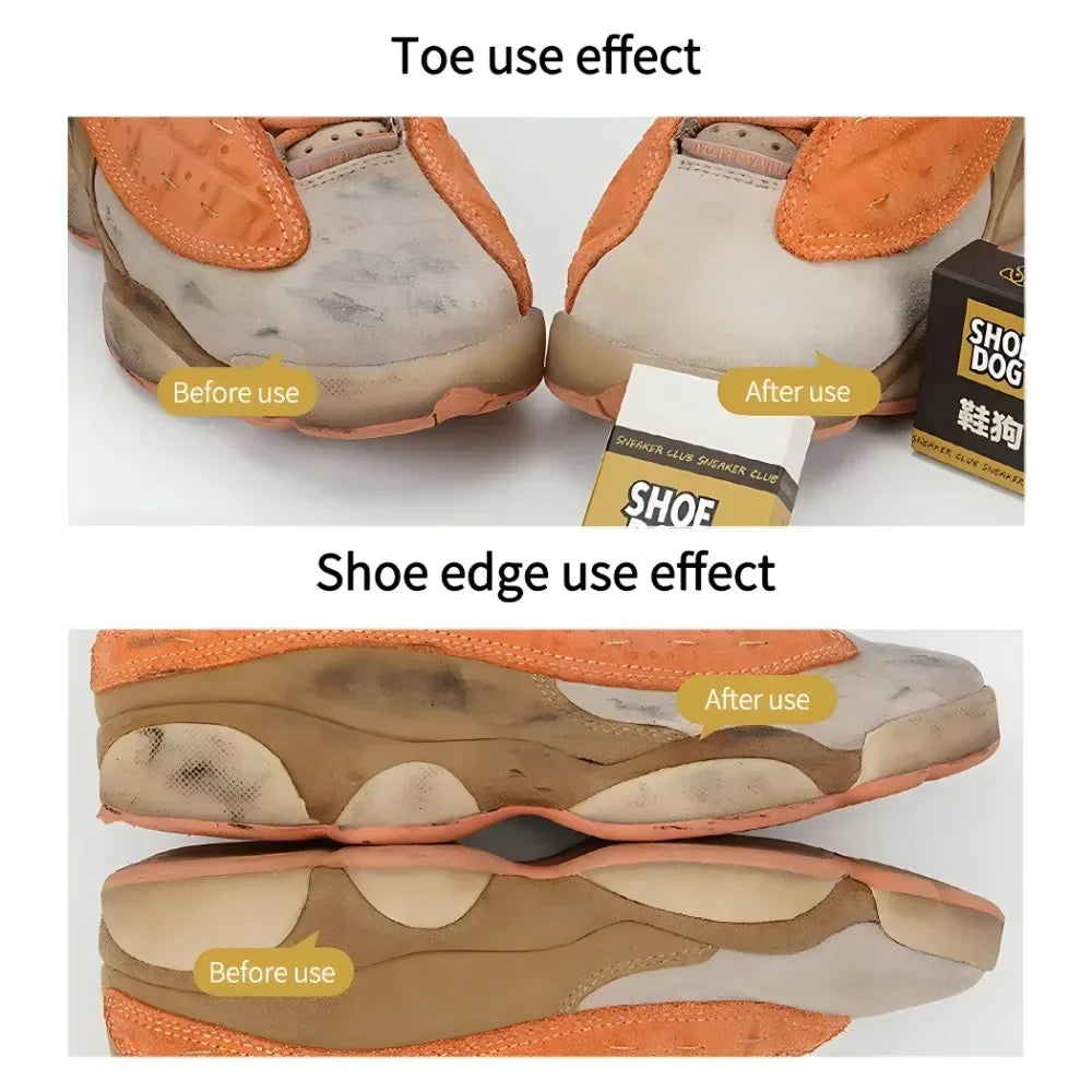 Limpiador de zapatos portátil, limpiador de zapatos impermeable, limpiador de gamuza para zapatillas blancas pequeñas, descontaminante, limpiador de zapatillas.