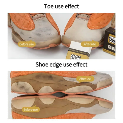 Limpiador de zapatos portátil, limpiador de zapatos impermeable, limpiador de gamuza para zapatillas blancas pequeñas, descontaminante, limpiador de zapatillas.