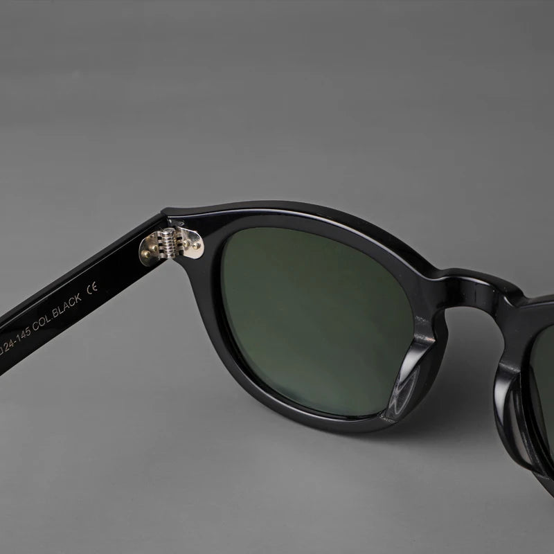 Polarized Sunglasses for Men and Women, UV400 Johnny Depp Lemtosh Style, Retro Acetate Frame, Eyeglasses Eyewear for Men