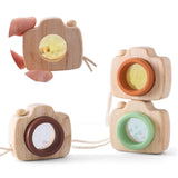 1Pc Wooden Baby Montessori Toys Fashion Camera Pendant Toys for Kids Outdoor Toys Gift Children Wooden Presents Kids Gifts