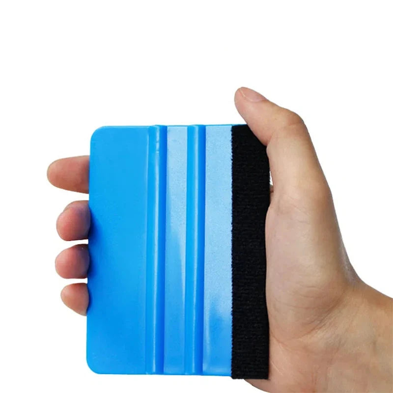 1/5Pcs Car Stickers Film Install Squeegee Vinyl Carbon Fiber Scraper with Felt Squeegee Tool Film Wrapping Car Wrap Tools 10x7cm