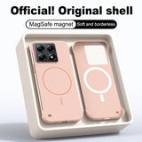 Frameless Ultra Thin Magnetic Case For Xiaomi 14T Pro Magsafe Hard PC Matte Shockproof Cover For MI14T 14TPro Shell Bumper