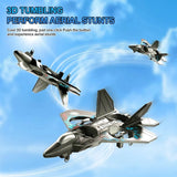 L0712 RC Plane 2.4G Remote Control Aircraft Gravity Sensing Helicopter Glider with Light EPP Foam Fighters for Boys Children