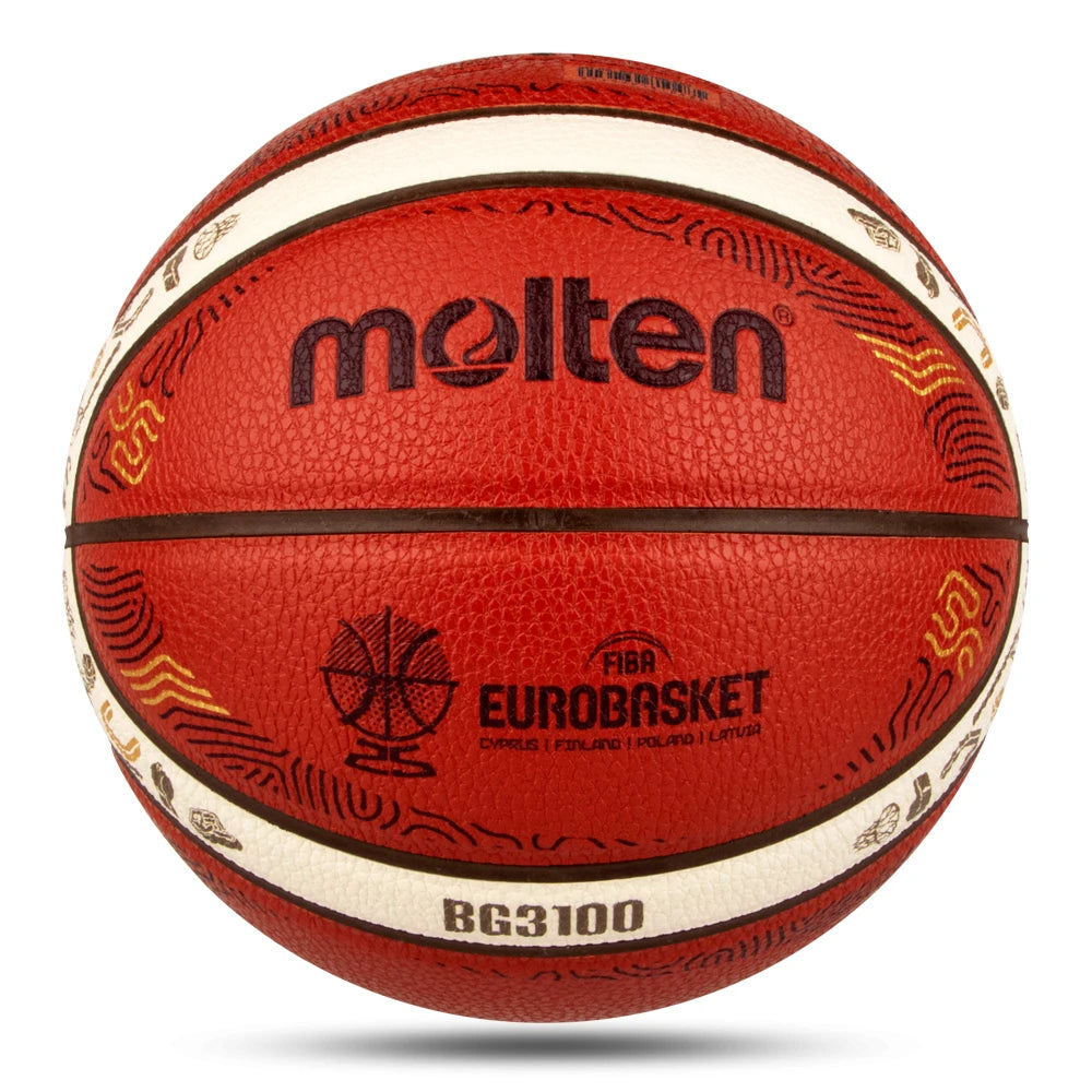 2025 Molten Basketball Official Size 7/6/5 PU Material Indoor Outdoor Men Ball Training Match Game Team Original Baloncesto