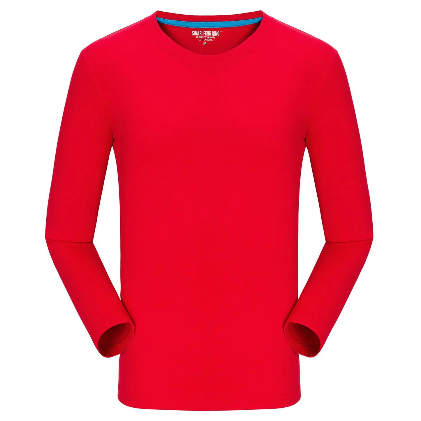 MRMT Brand New Men's T-Shirt 100% Cotton Tshirts Crew Neck Long Sleeve Men T Shirt Tops Tees for Male Pure Cotton Man Clothing
