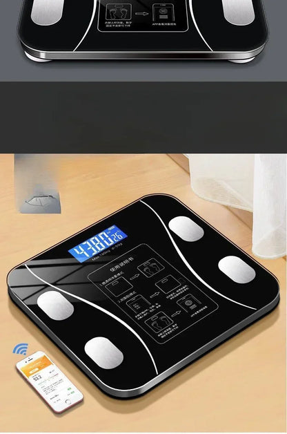 Báscula electrónica especial para el control corporal y la pérdida de grasa, modo inteligente, báscula de grasa corporal Bluetooth, báscula de peso para el hogar, ultraprecisa