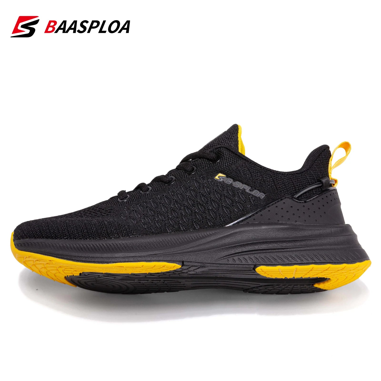 Baasploa Lightweight Running Shoes For Men Comfort Men's Designer Mesh Casual Sneakers Lace-Up Male Outdoor Sports Tennis Shoes