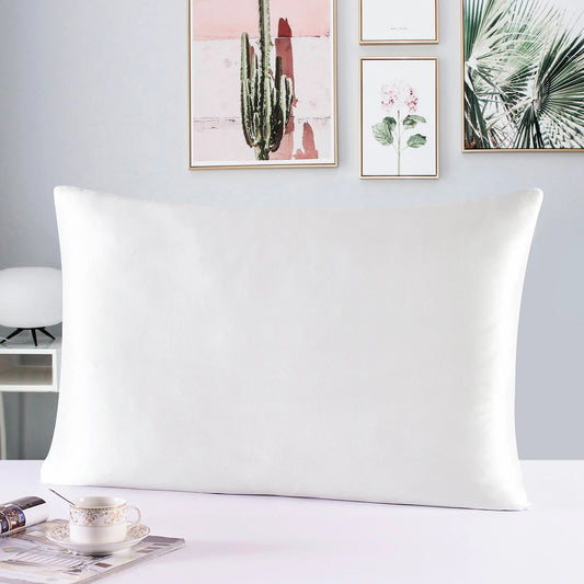 100% Nature Mulberry Silk Pillowcase Zipper Pillowcases Pillow Case For Healthy Standard Queen King Multicolor