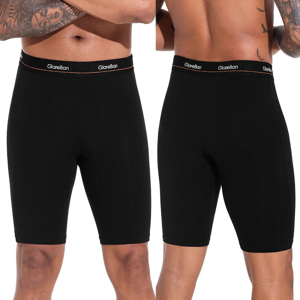 4pcs Set Cotton Long leg Boxer Men Underwear Male Brand Panties And Underpants For Homme Luxury Set Shorts Box Slip Briefs Soft