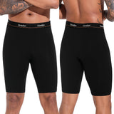 4pcs Set Cotton Long leg Boxer Men Underwear Male Brand Panties And Underpants For Homme Luxury Set Shorts Box Slip Briefs Soft