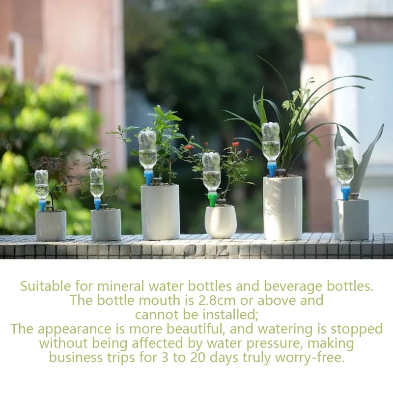 Sistema de riego por goteo automático, 5 uds., Kits de puntas para goteo de plantas, macetero de autorriego para jardín, dispositivos de riego de plantas