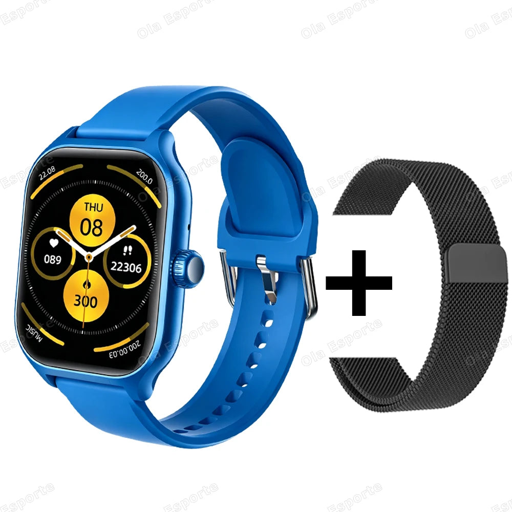 New Smart Watch Bluetooth Call Camera Control Multiple Sports Modes Watches Heart Rate Blood Oxygen Sleep Monitoring Smartwatch