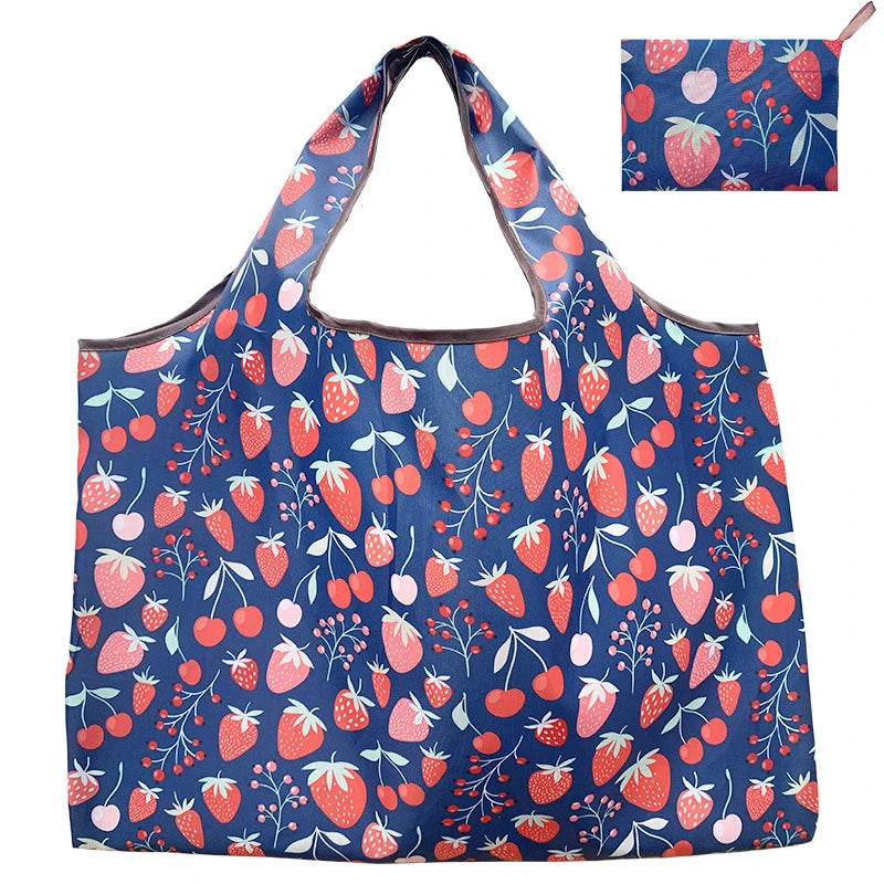 Folding Shopping Bag Large Capacity Environmental Protection Portable Handbag Supermarket Toy Storage Bags Travel Grocery Bag