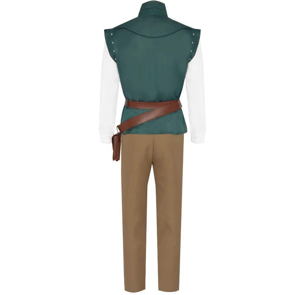 Movie Rapunzel Cosplay Costume Tangled The Series Flynn Rider Cosplay Suits Rapunzel Dress Halloween For Adult Women Men Party