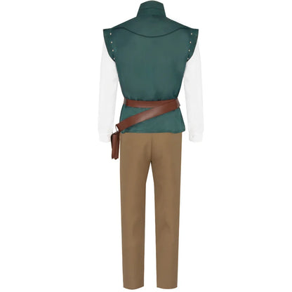 Movie Rapunzel Cosplay Costume Tangled The Series Flynn Rider Cosplay Suits Rapunzel Dress Halloween For Adult Women Men Party
