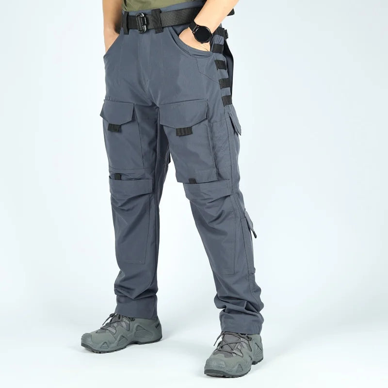 Men's Urban Ops Tactical Cargo Pants Work Casual Water Resistant Hiking Climbing Pants for Men Combat Trousers Army Combat Pants