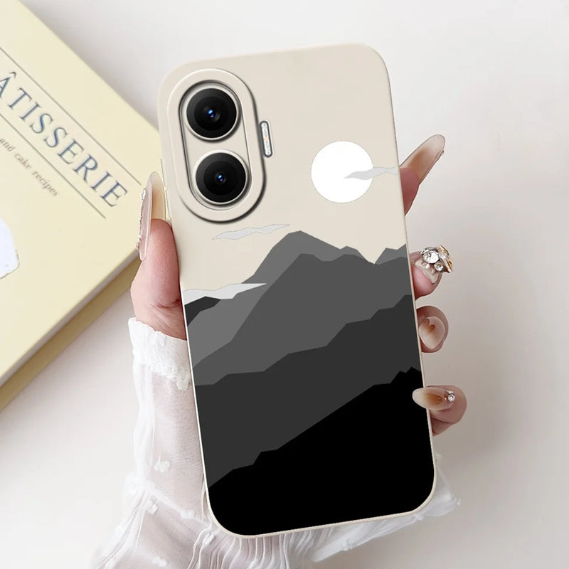 For Xiaomi Poco F7 Phone Cover For Redmi Turbo 4 Pro 5G Case Silicone Cute Cartoon Fashion Luxury Love Shockproof Bumper Funda