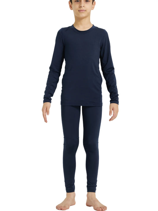 Winter Sports Suit for Children Quick Dry Thermal Underwear Boys Girls Compression Sportswear for Basketball Football