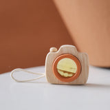 1Pc Wooden Baby Montessori Toys Fashion Camera Pendant Toys for Kids Outdoor Toys Gift Children Wooden Presents Kids Gifts