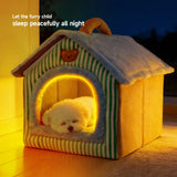 Folding Houses Removable Washable Cat House Puppy Cave Sofa Four Seasons General Can Pet Supplies for Small Medium Pet