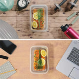Kitchen Food Containers 12pcs-set,BPA FREE Lunch Box Sugar Cereals Storage Container
