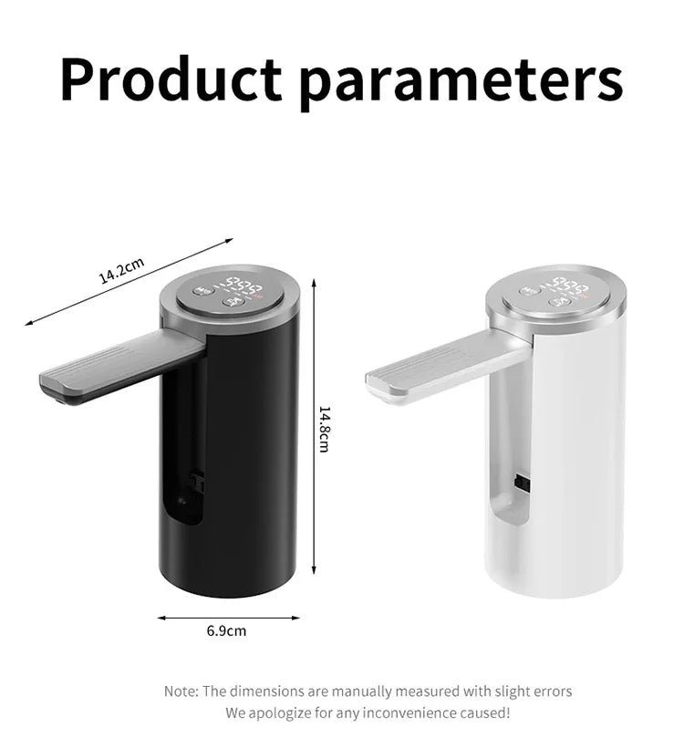 Smart Quantitative Alcohol Dispenser Professional High End Whiskey Pump Dispenser Liquor Pump Adjustable Foldable Wine Decanter