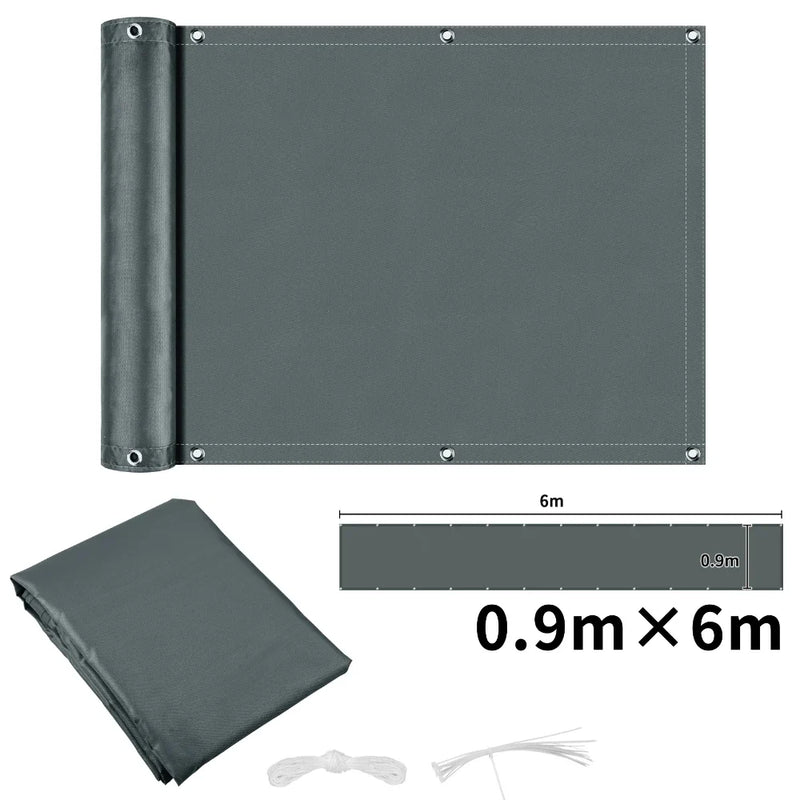 Waterproof Privacy Fence Screen Fence Covering Privacy with Grommets UV Protection Fencing Shade Cover for Outdoor Yard Backyard