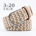 Stretch Woven Belt Unisex Canvas Belts Fashion Casual Student Belt Women Cinturon Male Waistband 105cm