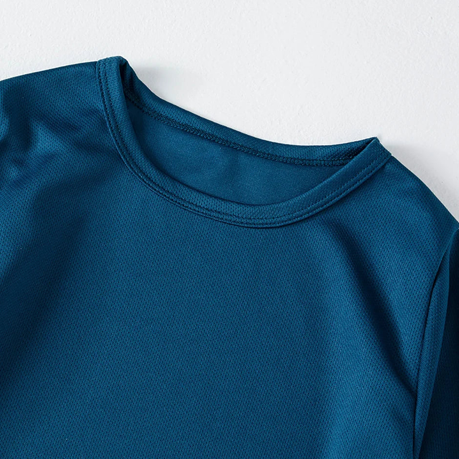 Children's quick-drying sports long sleeve T-shirt comfortable and fashionable sports running basketball football cycling T-shir