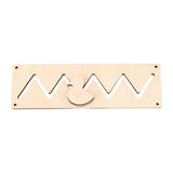 Montessori Busy Board Accessories Wood DIY Toy Material Education Activity Board Parts Toys For Children Basic Skills Learning
