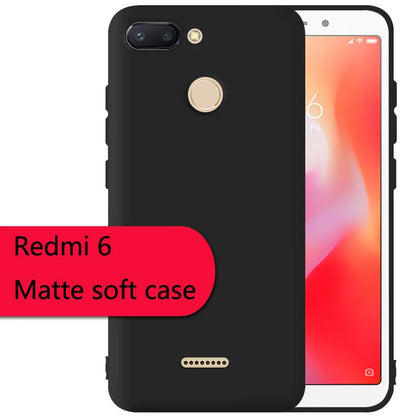 Funda de silicona TPU mate para Xiaomi Redmi 6 6A (5,45 pulgadas)