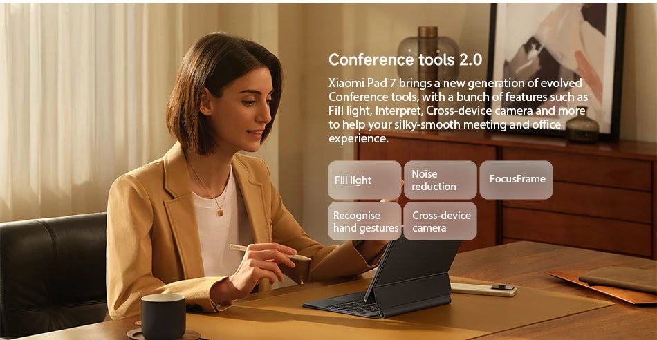Global Version Xiaomi Pad 7 Mi Tablet 11.2" 3.2K 144Hz Display Adreno GPU 45W Turbo charge 8850mAh Snapdragon 7+ Gen 3