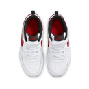 Tênis Nike Low 2 xadrez e versátil de cano baixo para crianças, branco, vermelho e preto