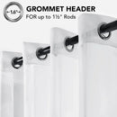 Sheer Curtains for Bedroom Windows Casual Solid White Yarn Tulle Curtain for Nursery/Living Room Kitchen Window Treatments