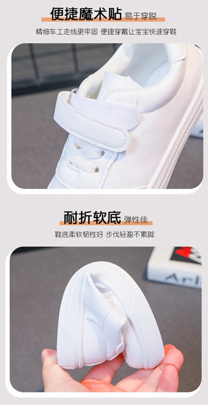 Disney Stitch Basket Shoes Cute Angel Tennis Shoes Couple White Shoes Children Casual Sneakers Stitch Sport Shoes Size 26-37