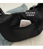 2024 New Fashion Crossbody Bag Simple Wide Shoulder Strap Design Single Shoulder Bag Original Style Commuting Dumpling Women's Bag
