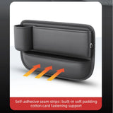 Universal Car Seat Gap Organizer Storage Box Multifunction Leather Crevice Side Storage Pocket Wallet Keys Card with Cup Holder