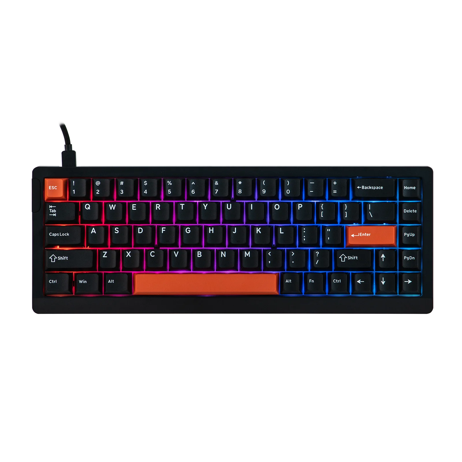 EPOMAKER HE68 Lite 65% ANSI US Layout Tray-Mounted Wired Hall Effect Magnetic Mechanical Keyboard DKS SOCD RGB Backlight