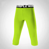 Kids Boy Girl Capri Running Tights Pant Children Basketball Football Soccer Fitness Exercise Sport 3/4 Cropped Legging Shorts J8