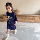 2pcs Summer Baby Clothes Set Children Boy Girl Cartoon Bear T-shirts and Shorts Suit Kid Casual Top Bottom Outfits Tracksuits