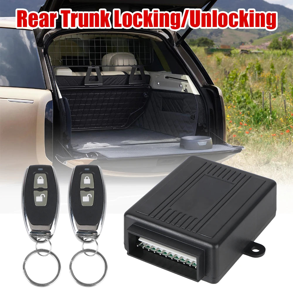 Control remoto, puerta de coche, ventana, camión, elevador maestro, 12V, sistema sin llave para coche con 2 controladores, desbloqueo de cerradura de puerta Central