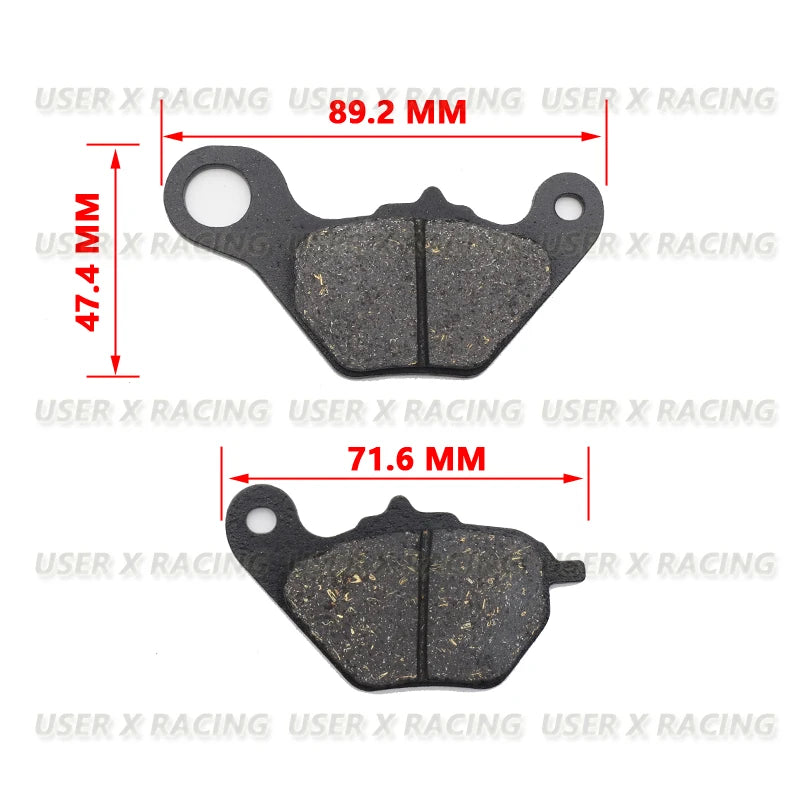 USER-X Universal Motorcycle Disc Brake Pad Front Rear Disc Brake Pads Block Shoes Scooter VICTORIA Blade RG125 Honda 145