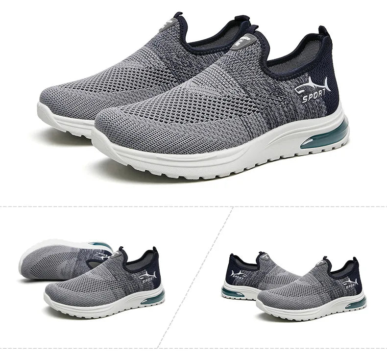 Men's summer shoes 2025 new lazy shoes breathable mesh casual sports shoes man comfortable cheap shoes clearance free shipping