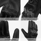 S-XXXL Motorcycle Gloves Goatskin Leather Men Women Moto Glove Electric Bike Motorcycle Gloves Electric Cars Sale