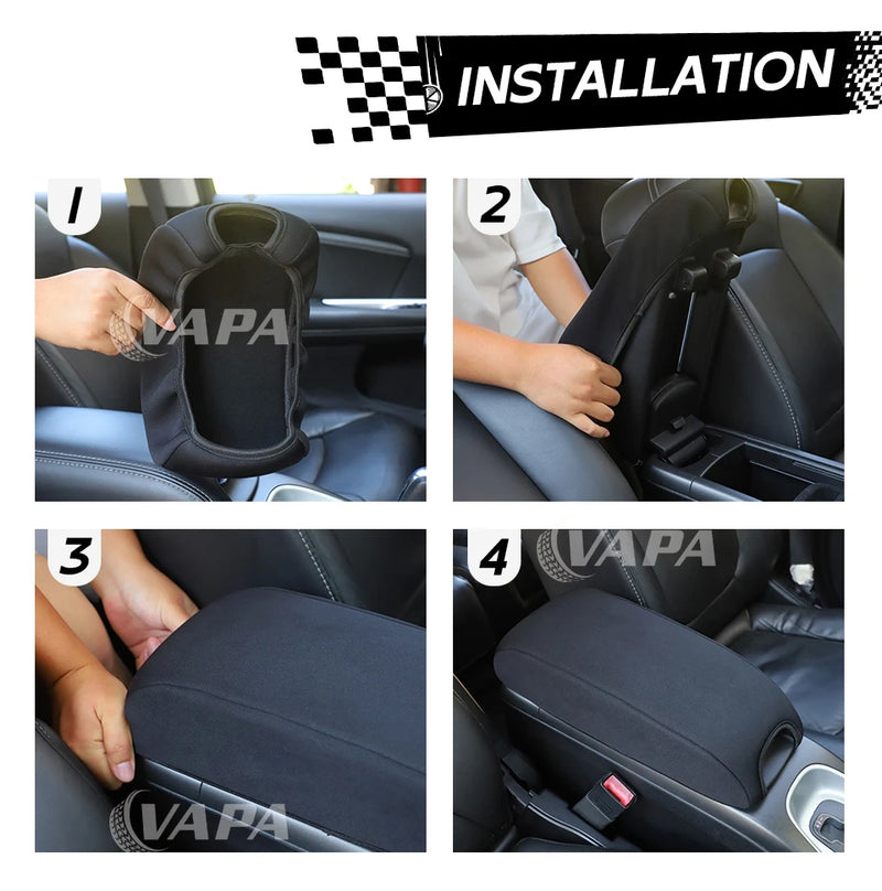 Car Armrest Cloth Cover Anti-Dirt Protective Cover Fit for Dodge Journey 2011-2020 Interior Accessories