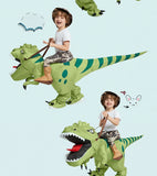 Animal Cartoon Riding T-Rex Inflatable Costume Nursery Kids Dinosaur Role-Playing Game Adult Kids Chasing Game Birthday Gift