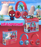 Auriculares inalámbricos Bluetooth Disney Marvel Y08 plegables con sonido envolvente HIFI para ordenador portátil, para niños, dibujos animados de anime