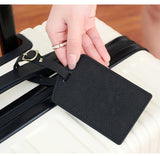 Fashionable new PU luggage tag, boarding pass for overseas travel, luggage tag, anti-loss name card, luggage tag